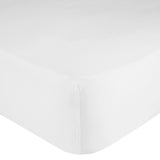 John Lewis Crisp & Fresh Egyptian Cotton Percale 200 Thread Count Deep Fitted Sheet - Single