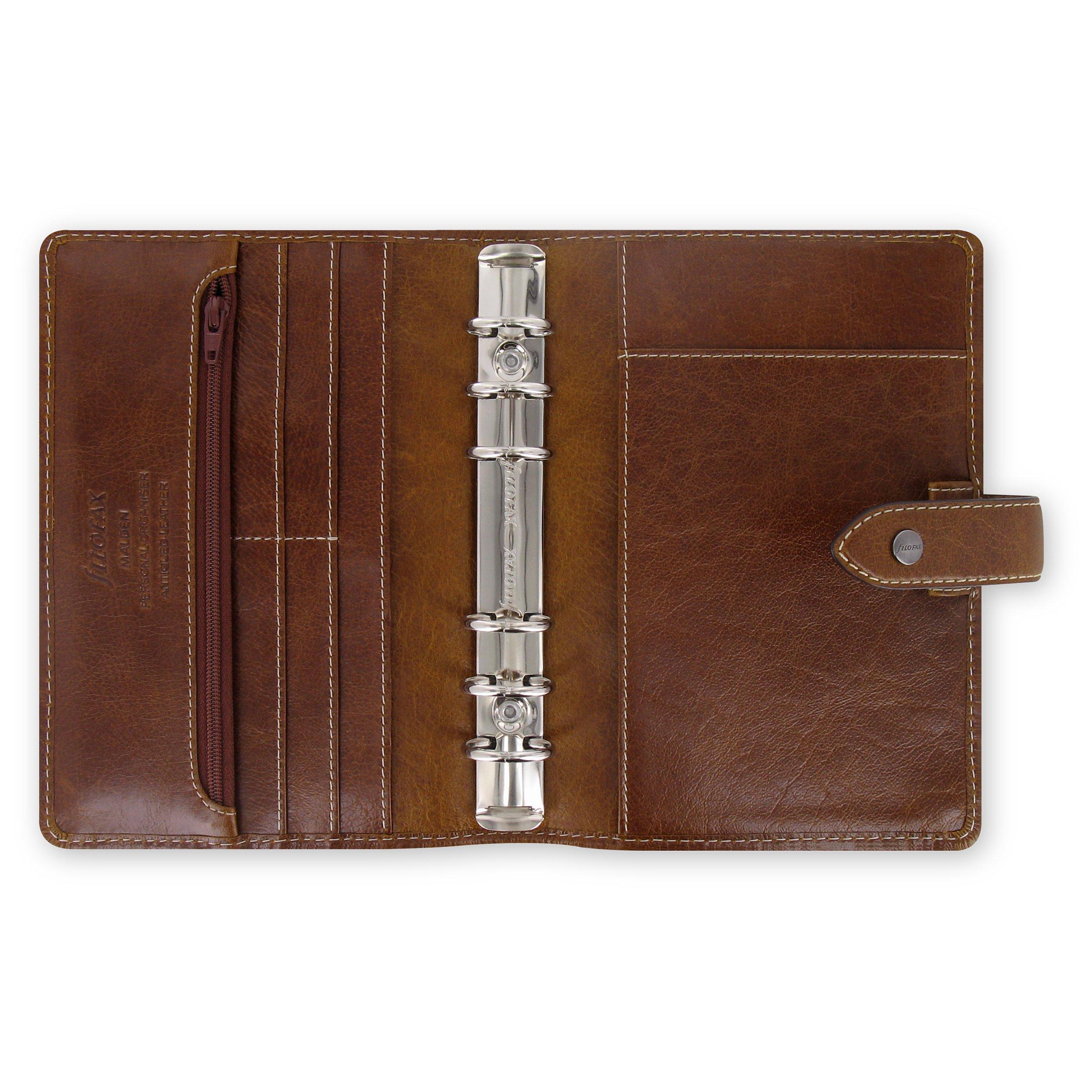 Filofax Leather Malden Personal Organiser, imported from the UK