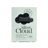 Silver Cloud silver ion satin hair wrap black, UK version