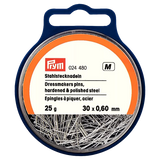 Prym dressmakers pins 30mm steel 25g tub, UK version