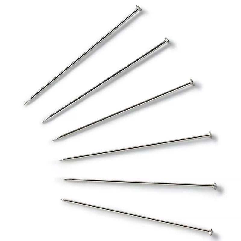 Prym lace pins 26mm silver coloured - British product