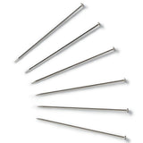 Prym lace pins 26mm silver coloured - British product