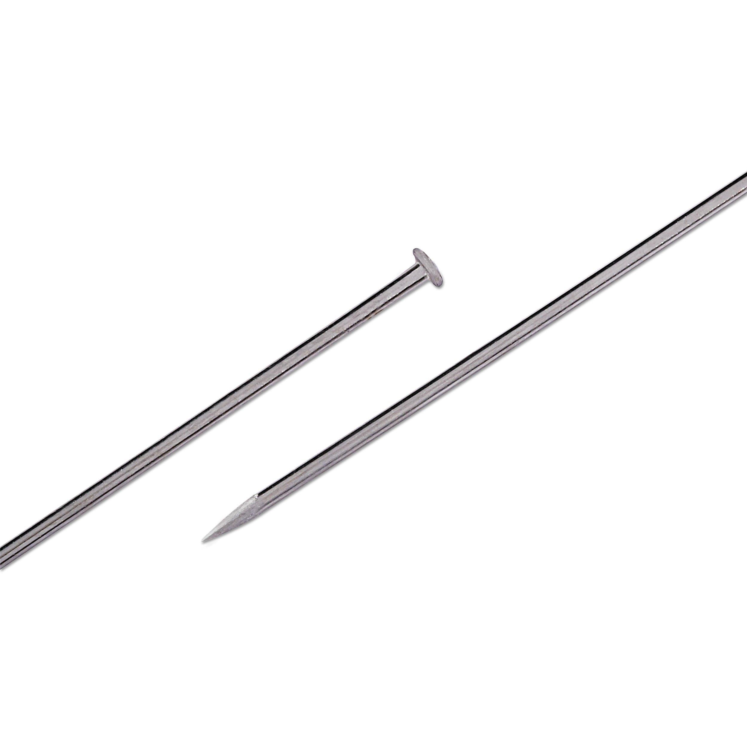 Prym lace pins 26mm silver coloured - British product
