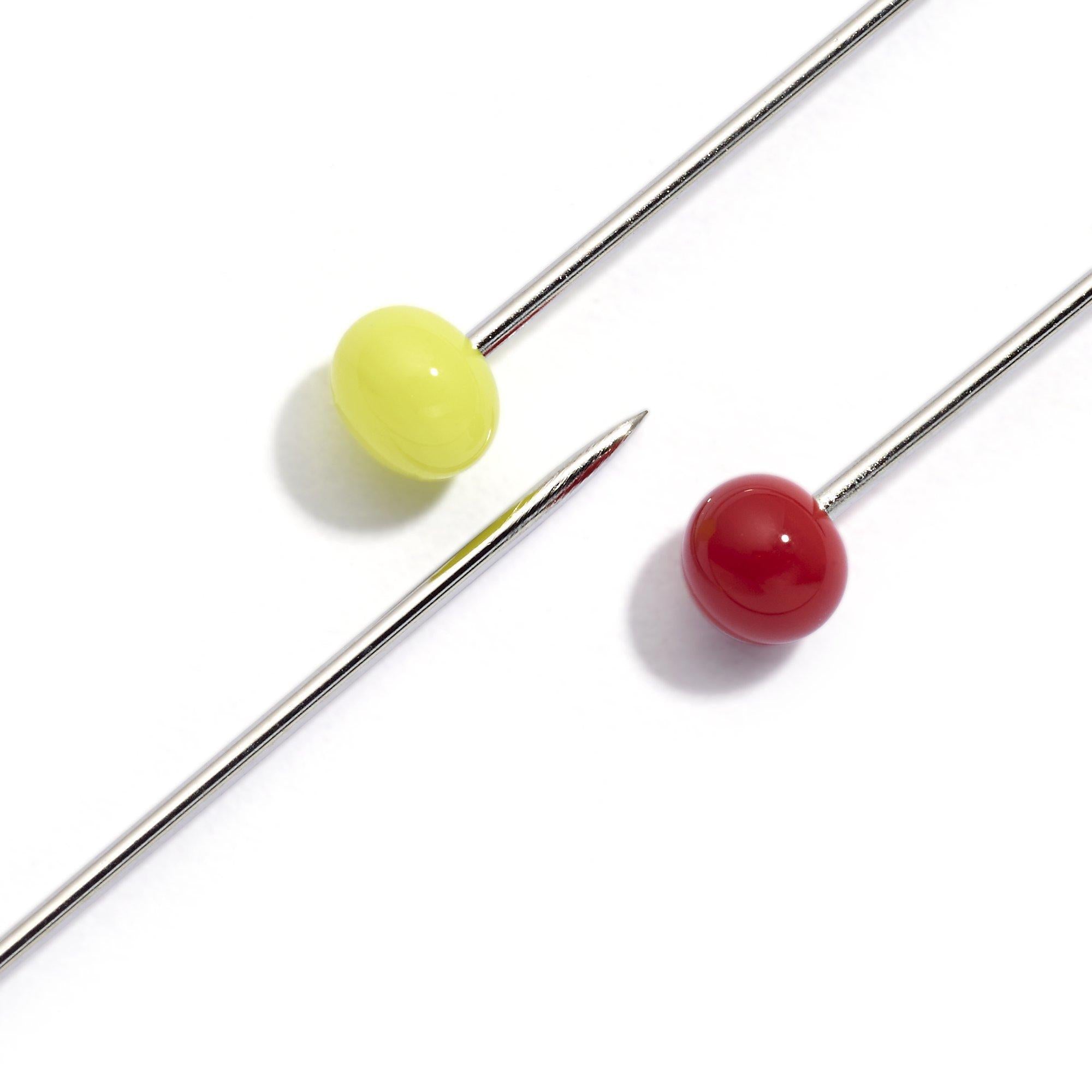 Prym glass-headed straight pins 0.60 x 30mm, UK version