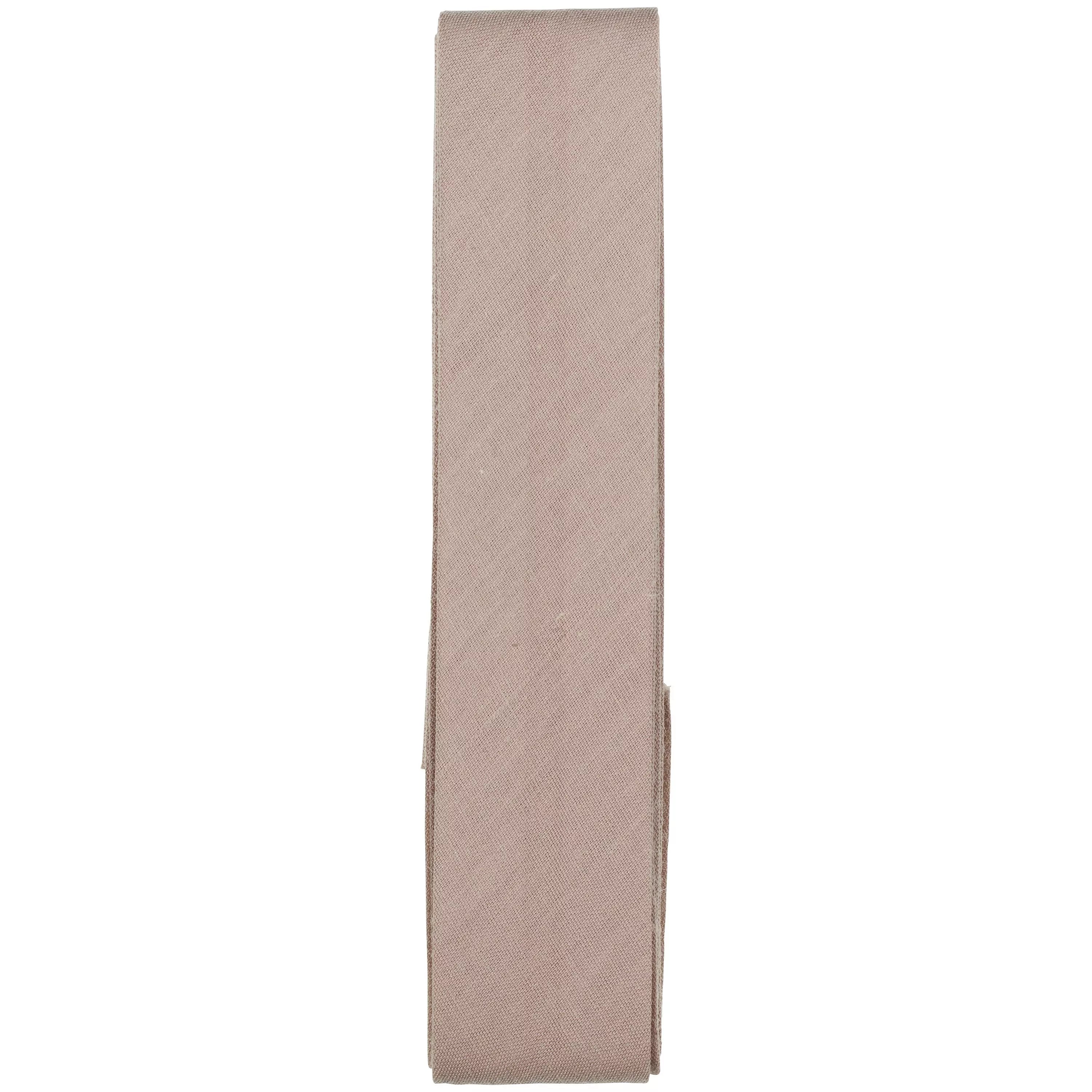 Bias binding 2.5m x 25mm cotton-polyester (British brand)