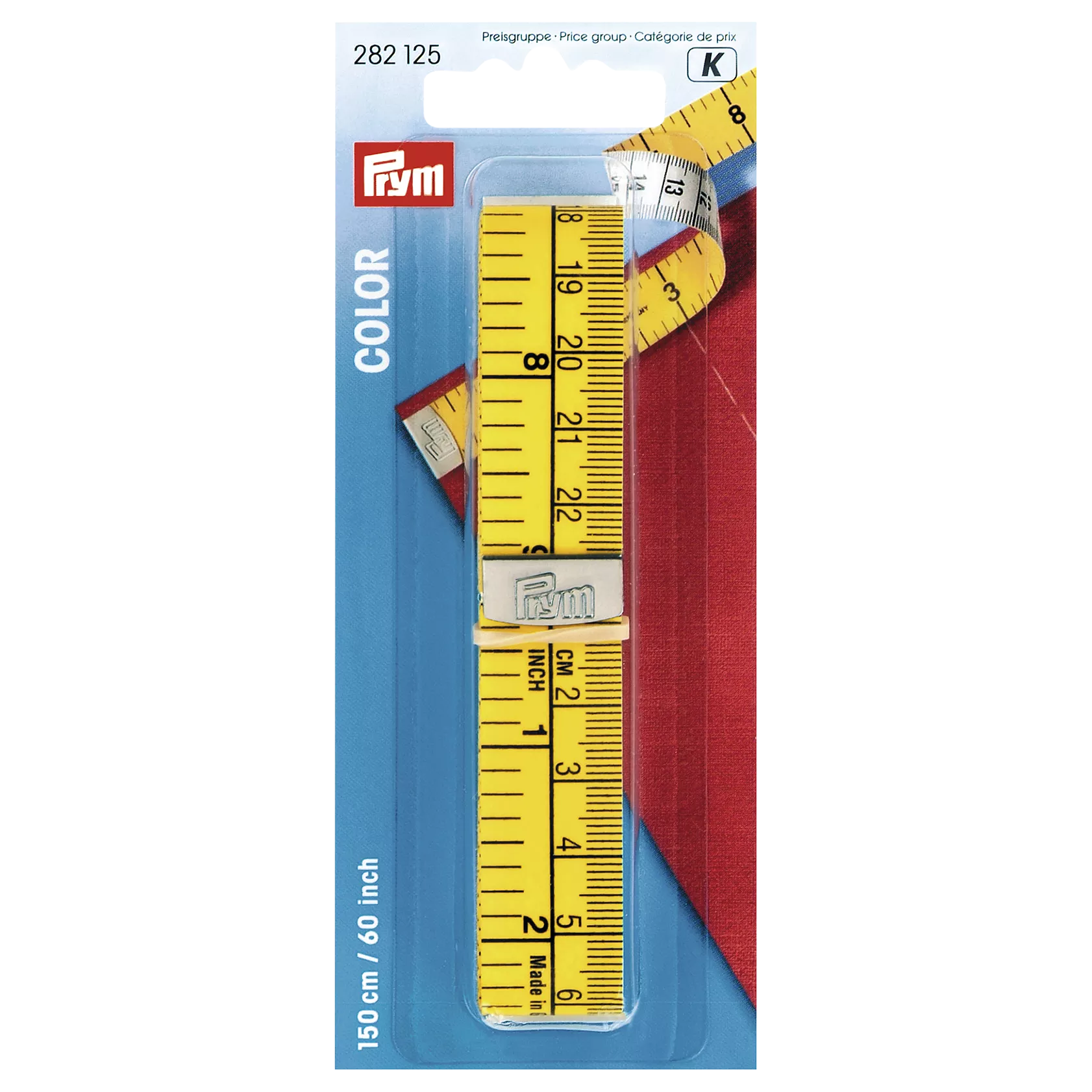 Prym seamstress tape measure 150cm, imported from the UK