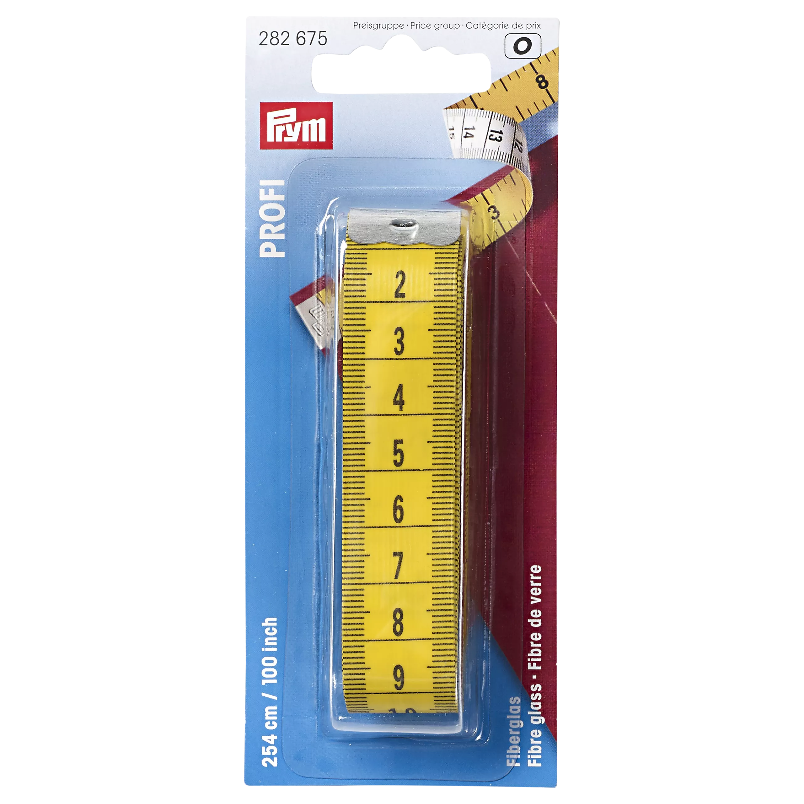 Prym Profi tape measure 254cm - British product