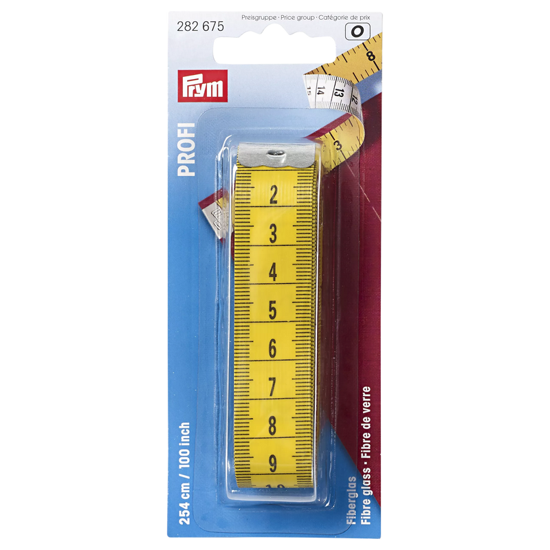 Prym Profi tape measure 254cm - British product