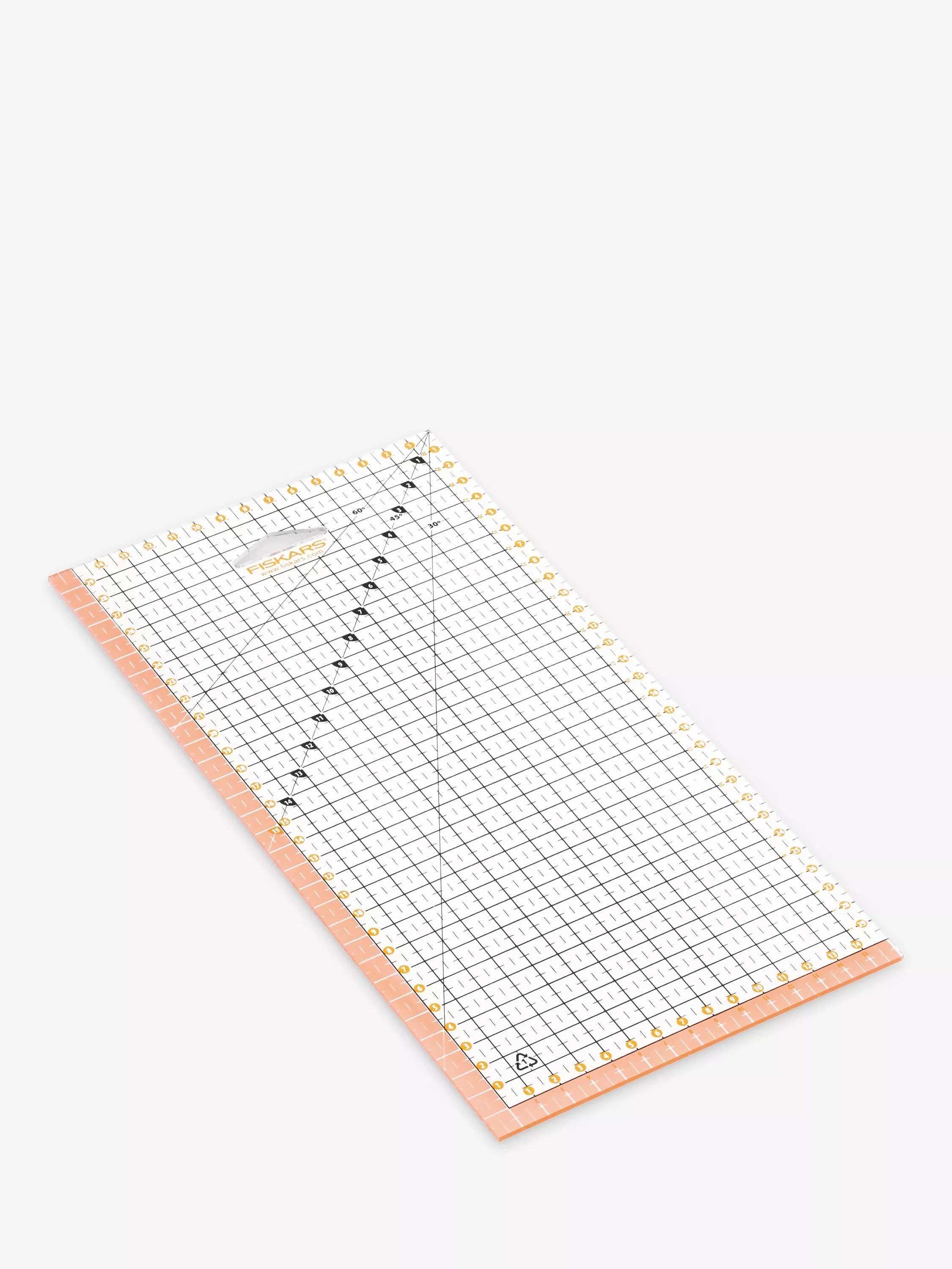 Fiskars transparent acrylic ruler for quilting 15x30cm, UK version