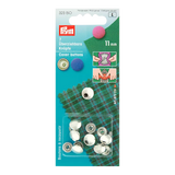 Prym metal cover buttons 11mm pack of 7, imported from the UK