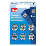 Prym sew-on metal snap fasteners (British brand)