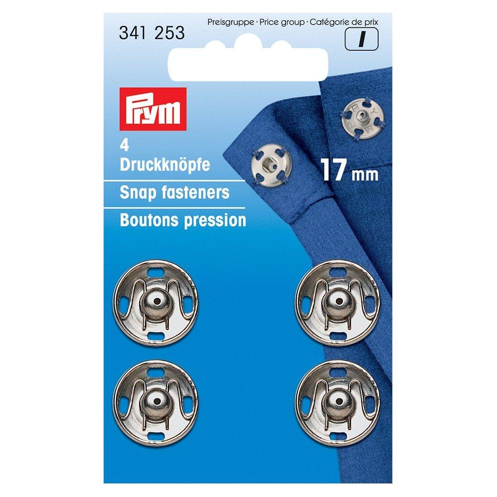 Prym sew-on metal snap fasteners (British brand)