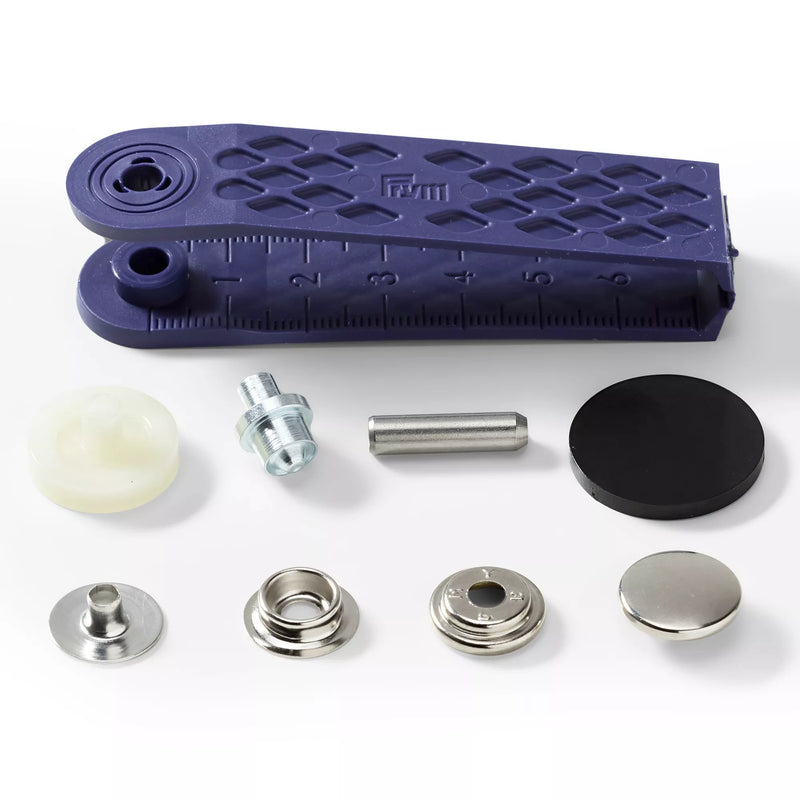Prym 15mm brass press fasteners for camping - British product