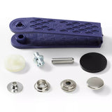 Prym 15mm brass press fasteners for camping - British product