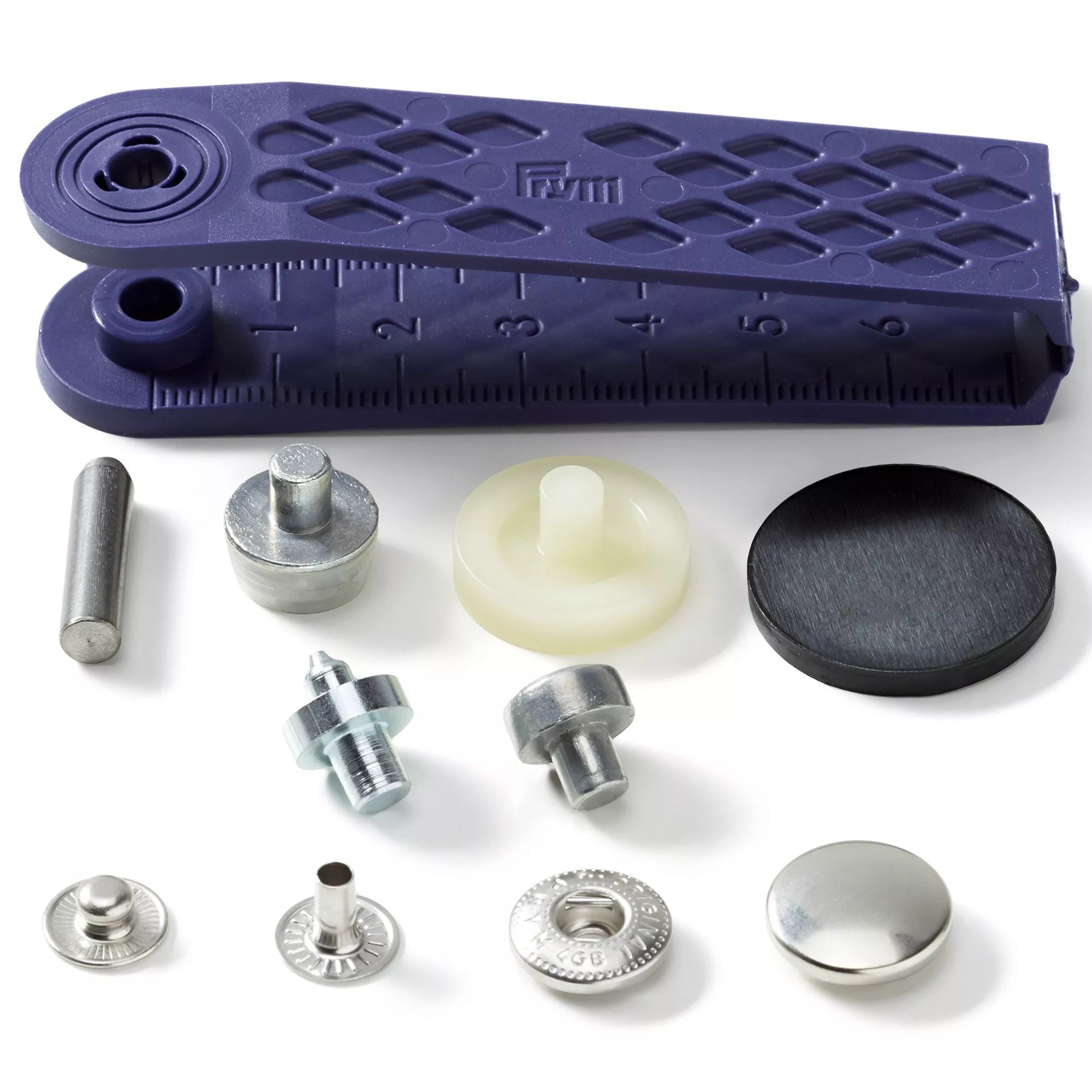 Prym brass anorak press fasteners 15mm (British brand)