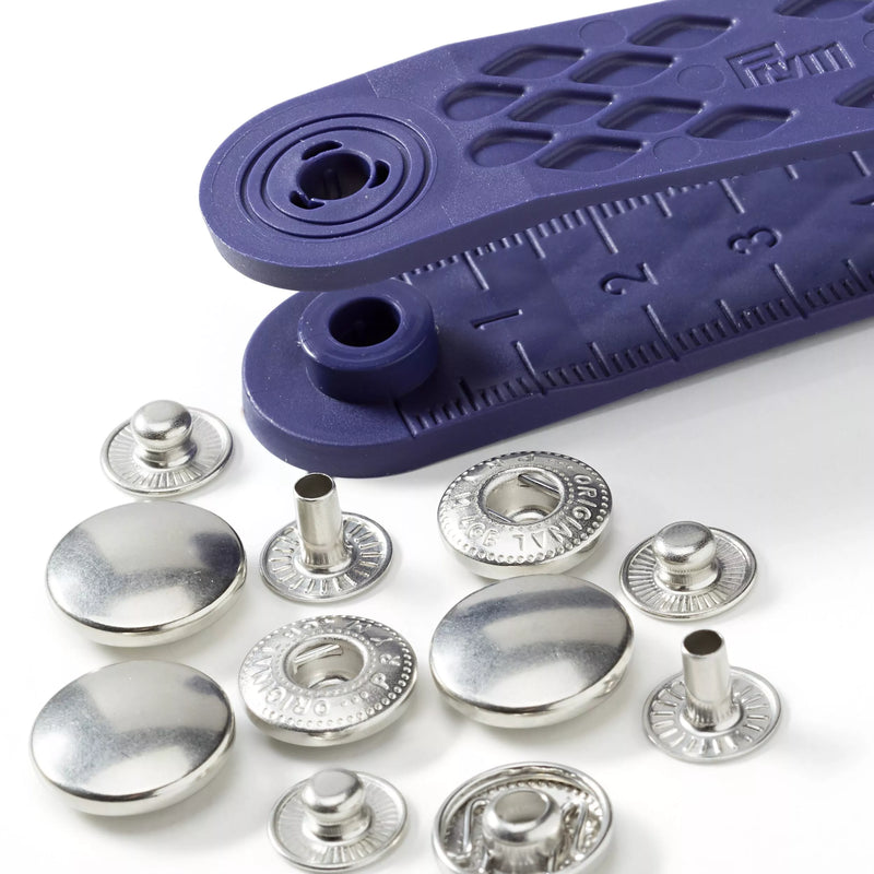 Prym brass anorak press fasteners 15mm (British brand)
