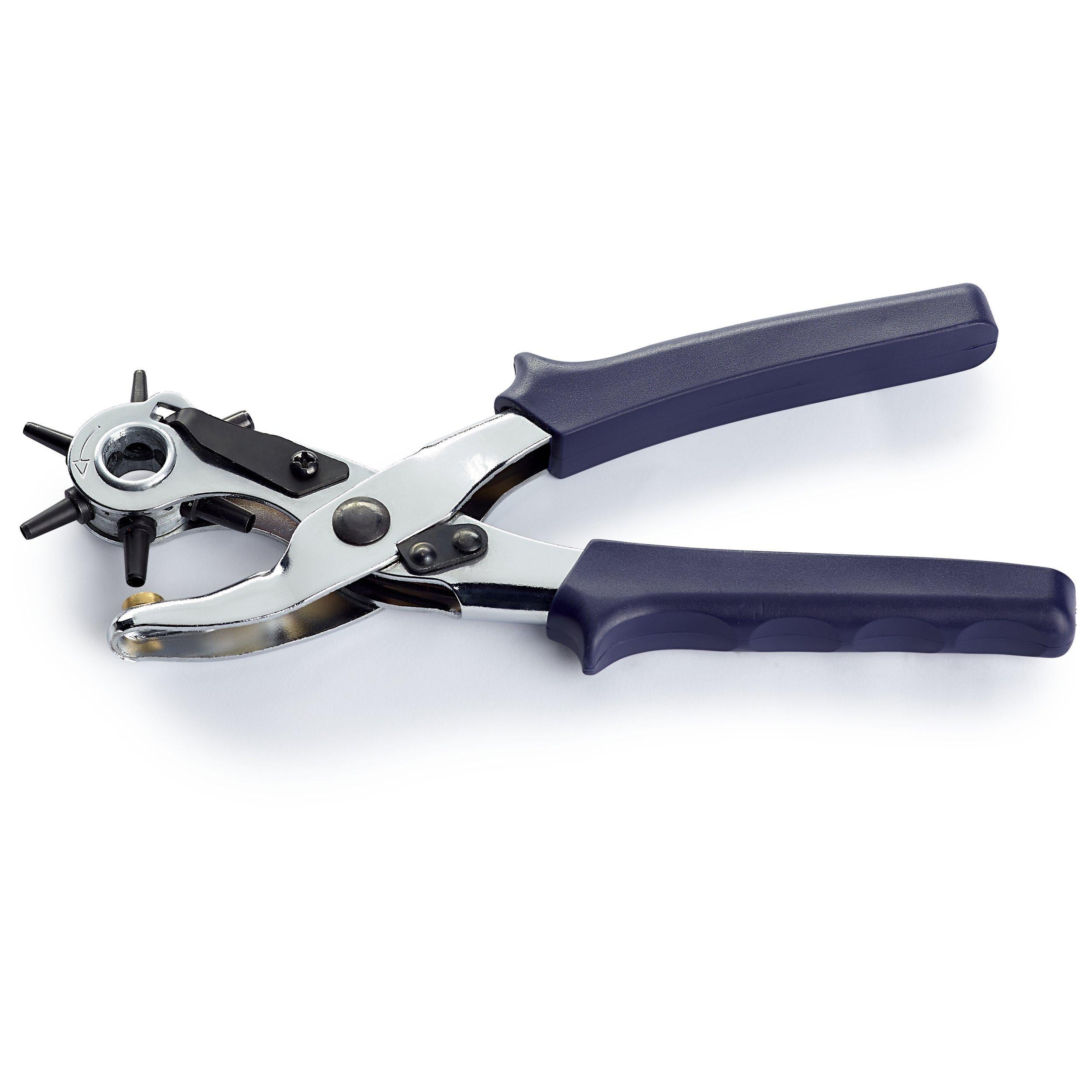 Prym revolving leather punch pliers 6 hole sizes - British product