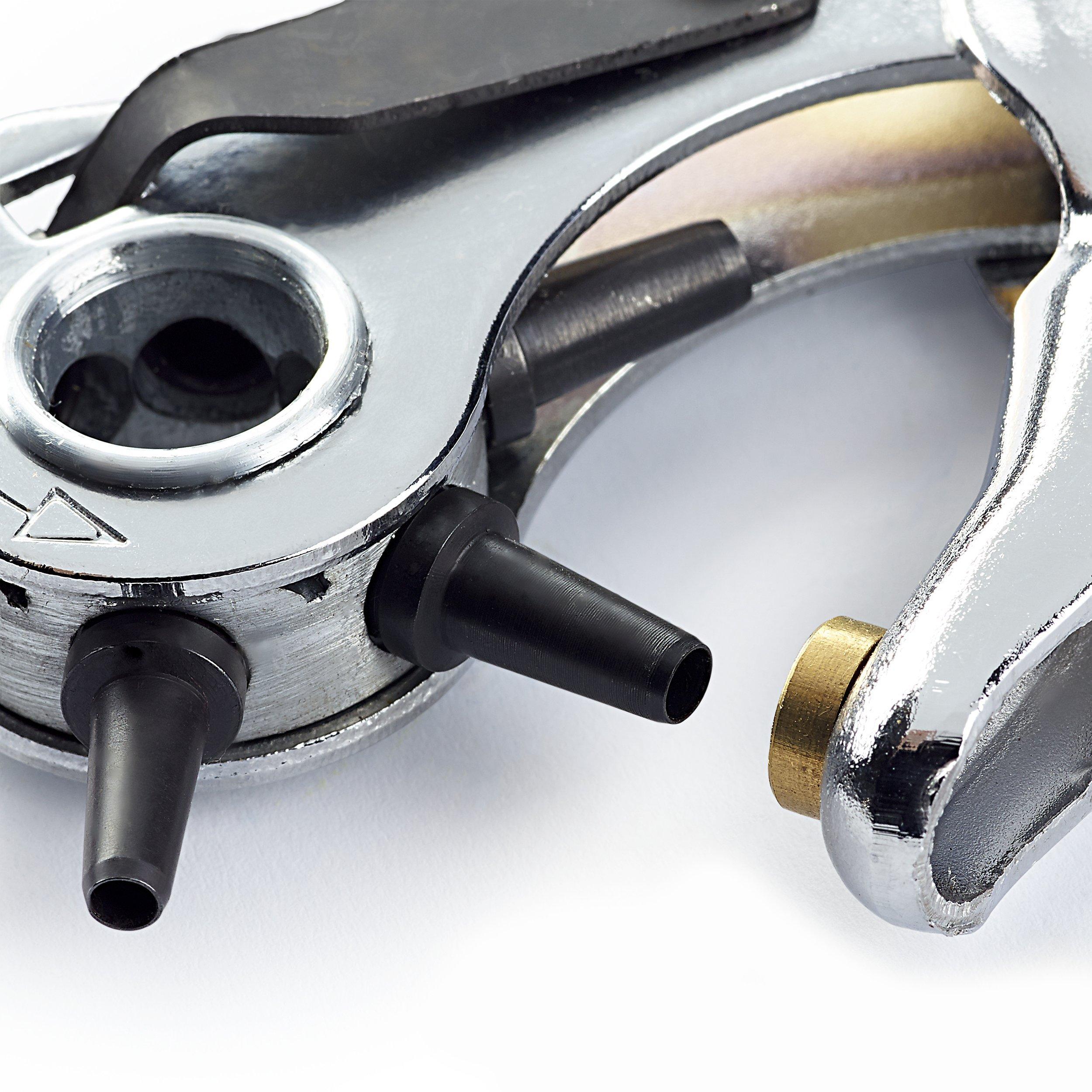 Prym revolving leather punch pliers 6 hole sizes - British product