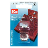 Prym magnetic snap fasteners silver 19mm (British brand)