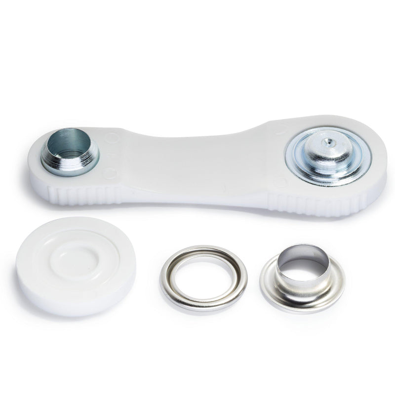Prym metal eyelets and washers 11mm pack of 15 silver (British brand)