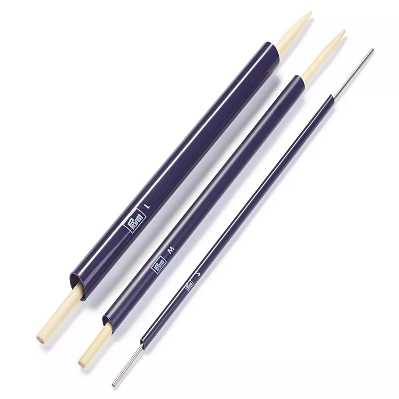 Prym turning set with three loop sizes - British product