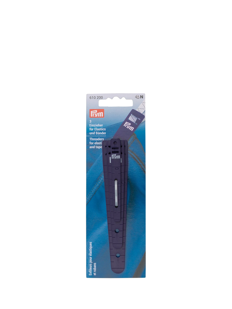Prym elastic and tape threaders pack of 3 (British brand)