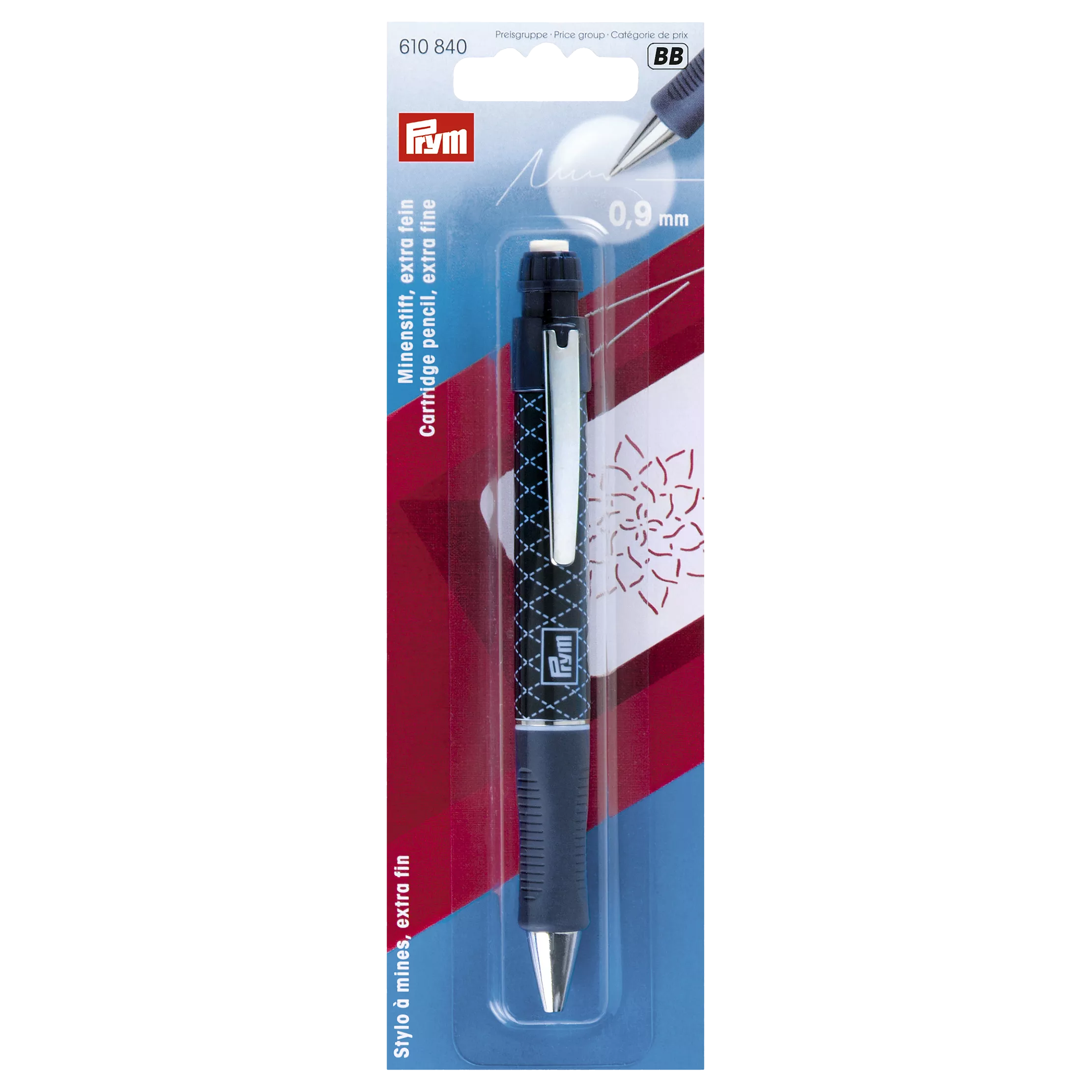 Prym cartridge pencil 0.9mm - British product