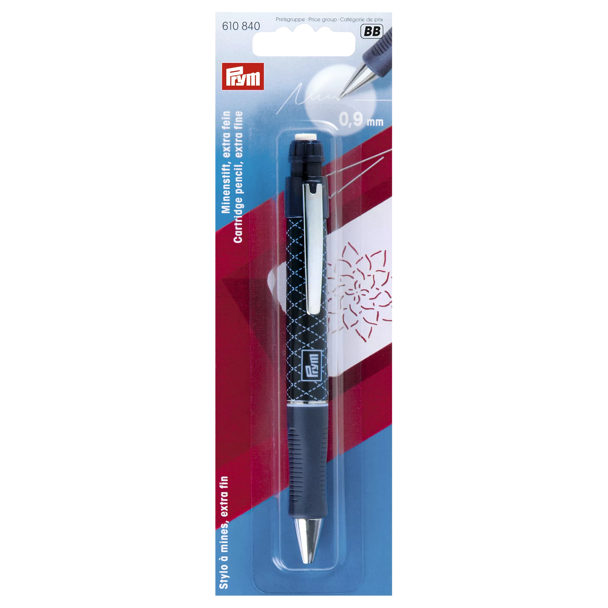 Prym cartridge pencil 0.9mm - British product