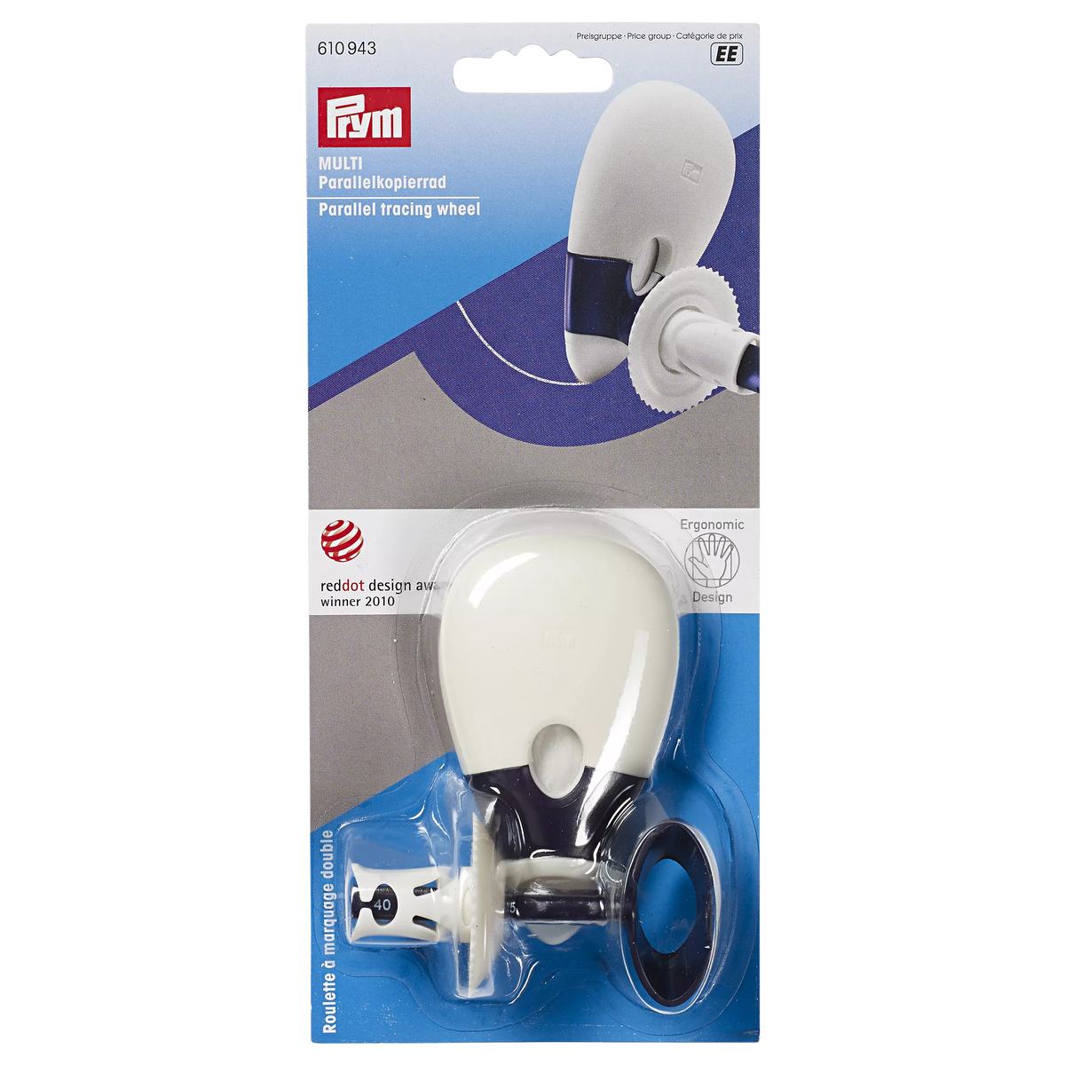 Prym parallel tracing wheel for sewing (British brand)