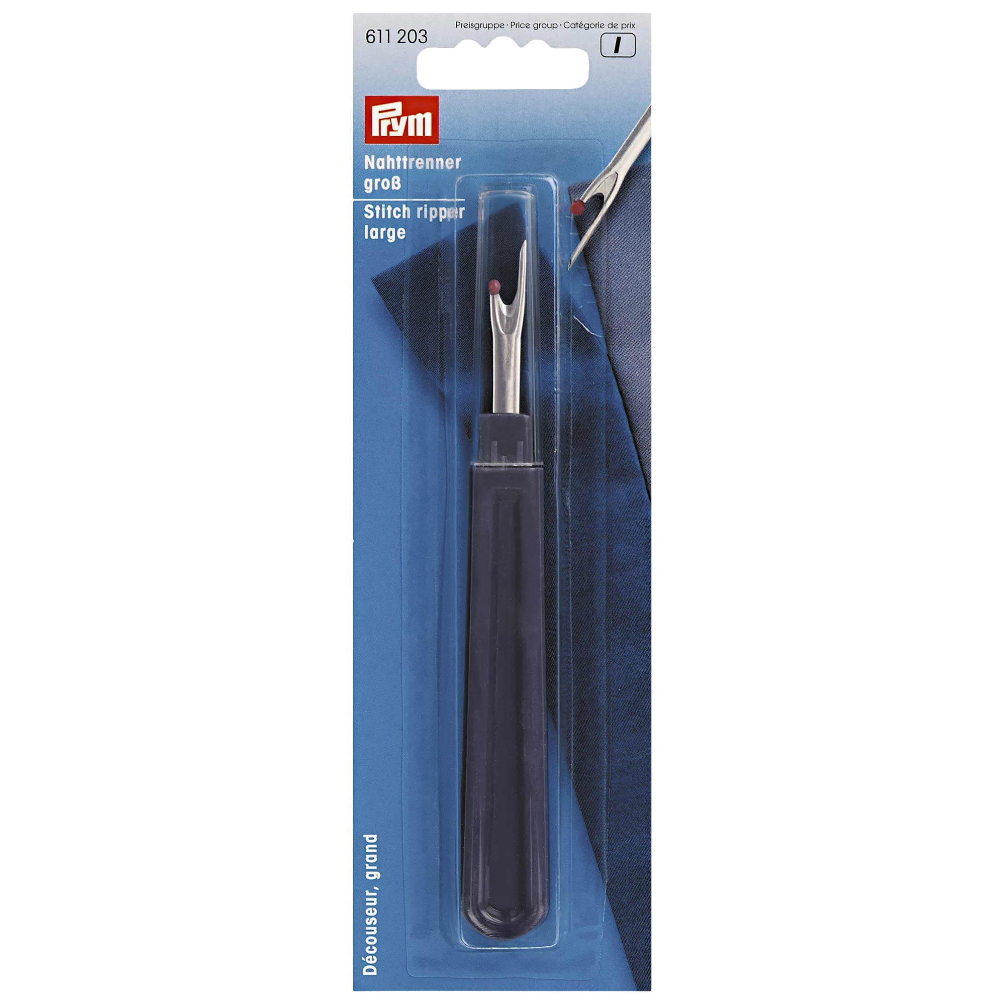 Prym large stitch ripper for sewing, (British brand)