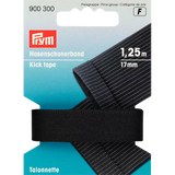 Prym kick tape black 125cm - British product