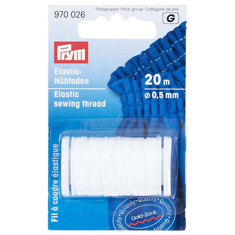 Prym elastic sewing thread 20m spool - British product