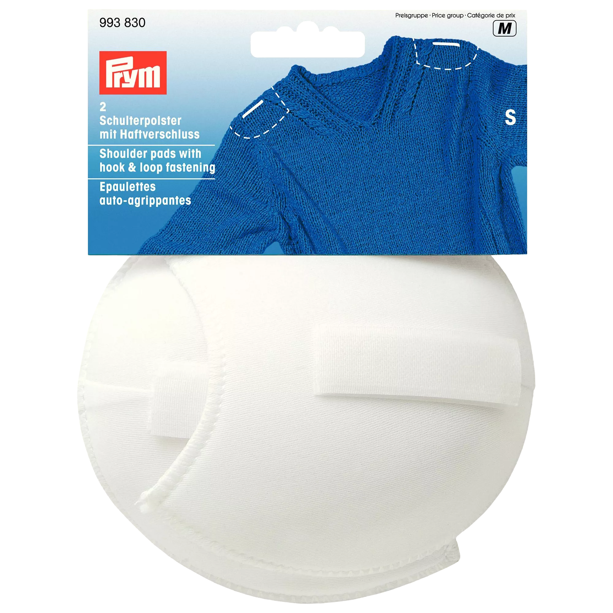 Prym shoulder pads small - British product