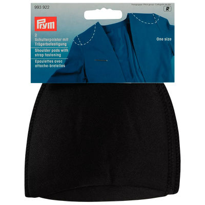 John Lewis Prym Black Raglan Shoulder Pads with Strap Fastening, 1 Pair- Buy online at McGrocer