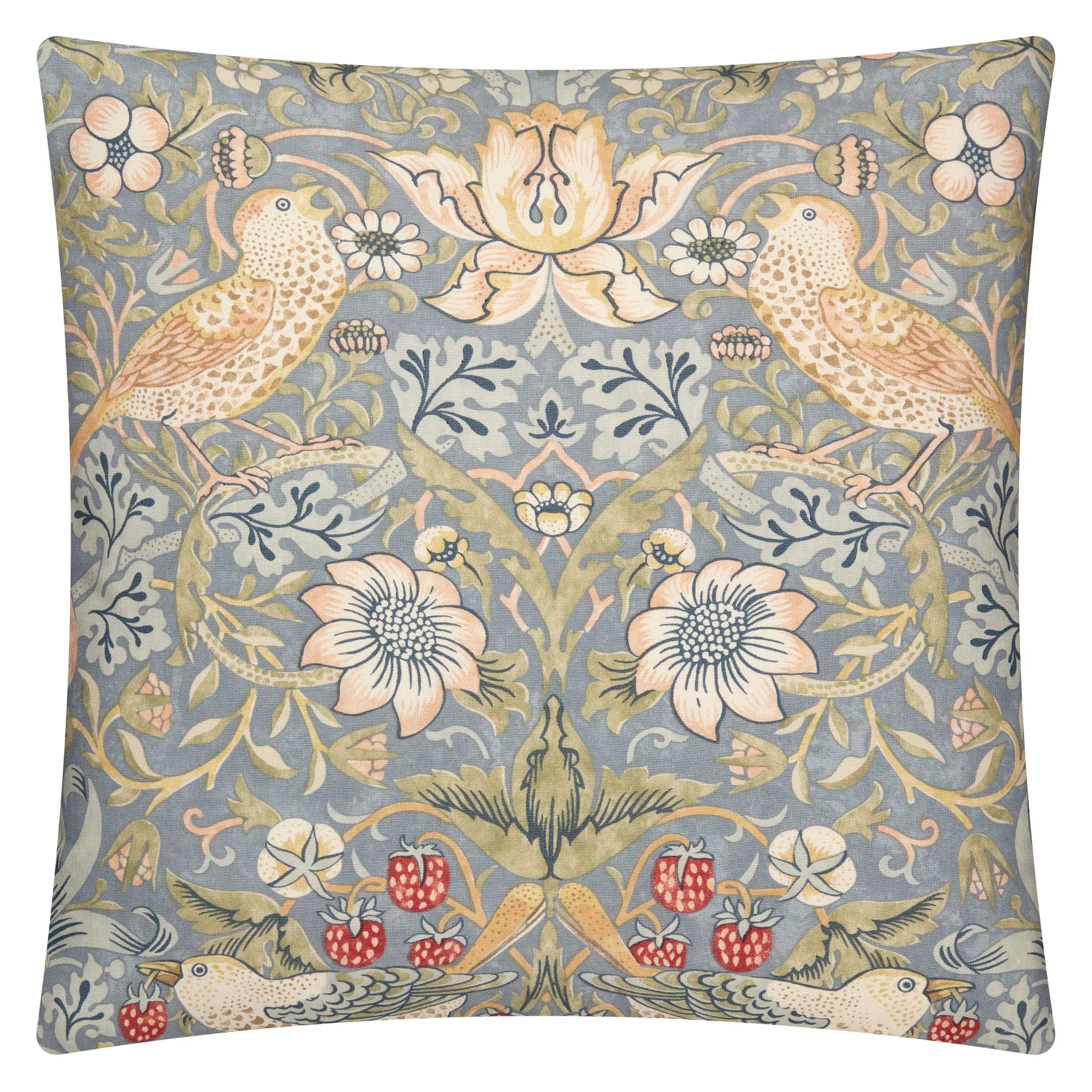 Morris & Co. Strawberry Thief Cushion 43 x 43cm