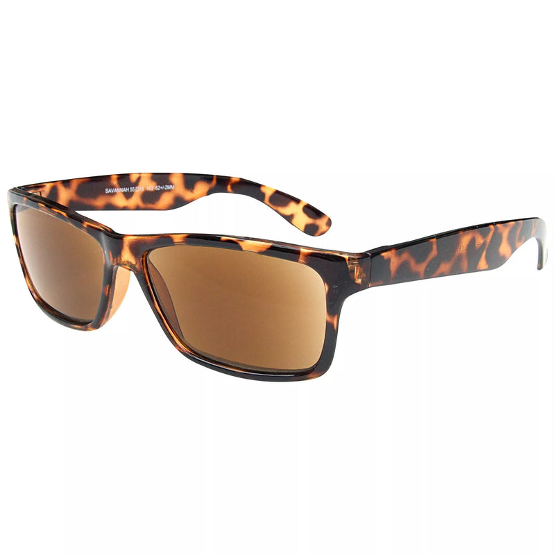 Magnif Eyes unisex reading sunglasses narrow fit brown tortoiseshell - British product