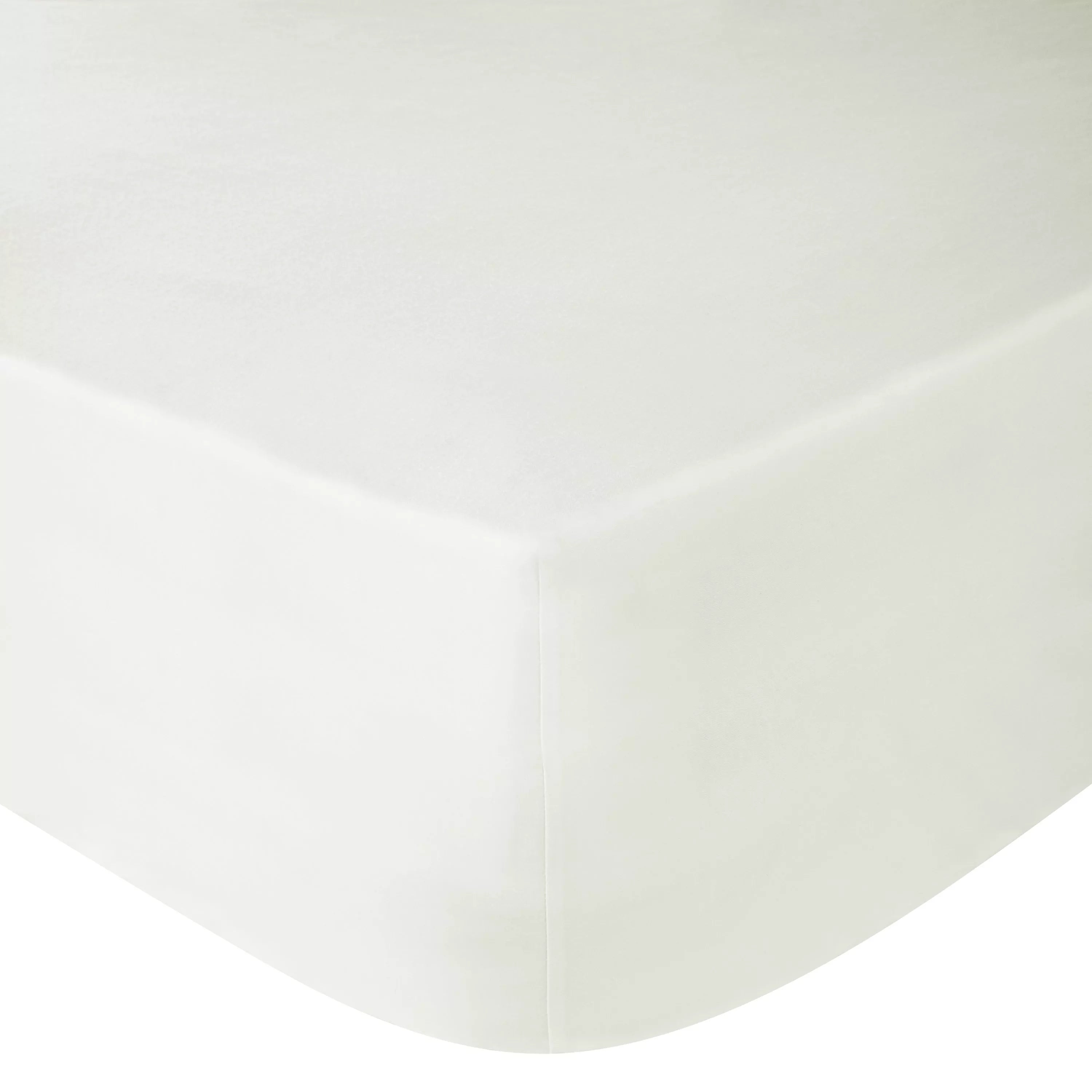 John Lewis Crisp & Fresh Egyptian Cotton Percale 200 Thread Count Deep Fitted Sheet - Single