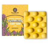 Saabuni turmeric massaging soap bar 90g, imported from the UK