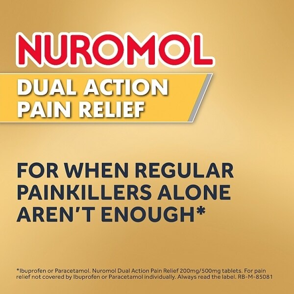 Nuromol Dual Action Pain Relief Ibuprofen & Paracetamol 16s GOODS Superdrug   