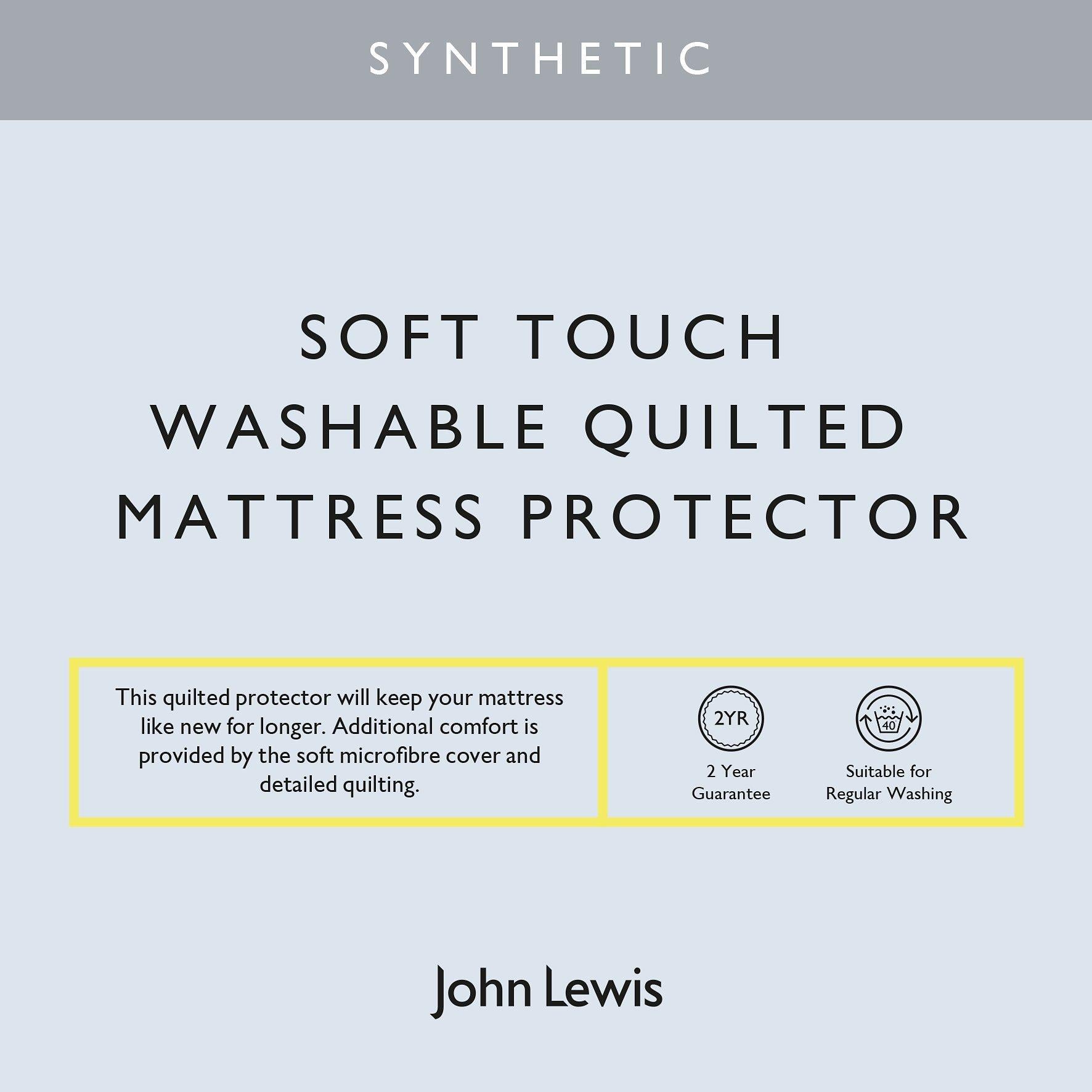 John Lewis quilted mattress protector King Size - British product