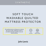 John Lewis quilted mattress protector King Size - British product