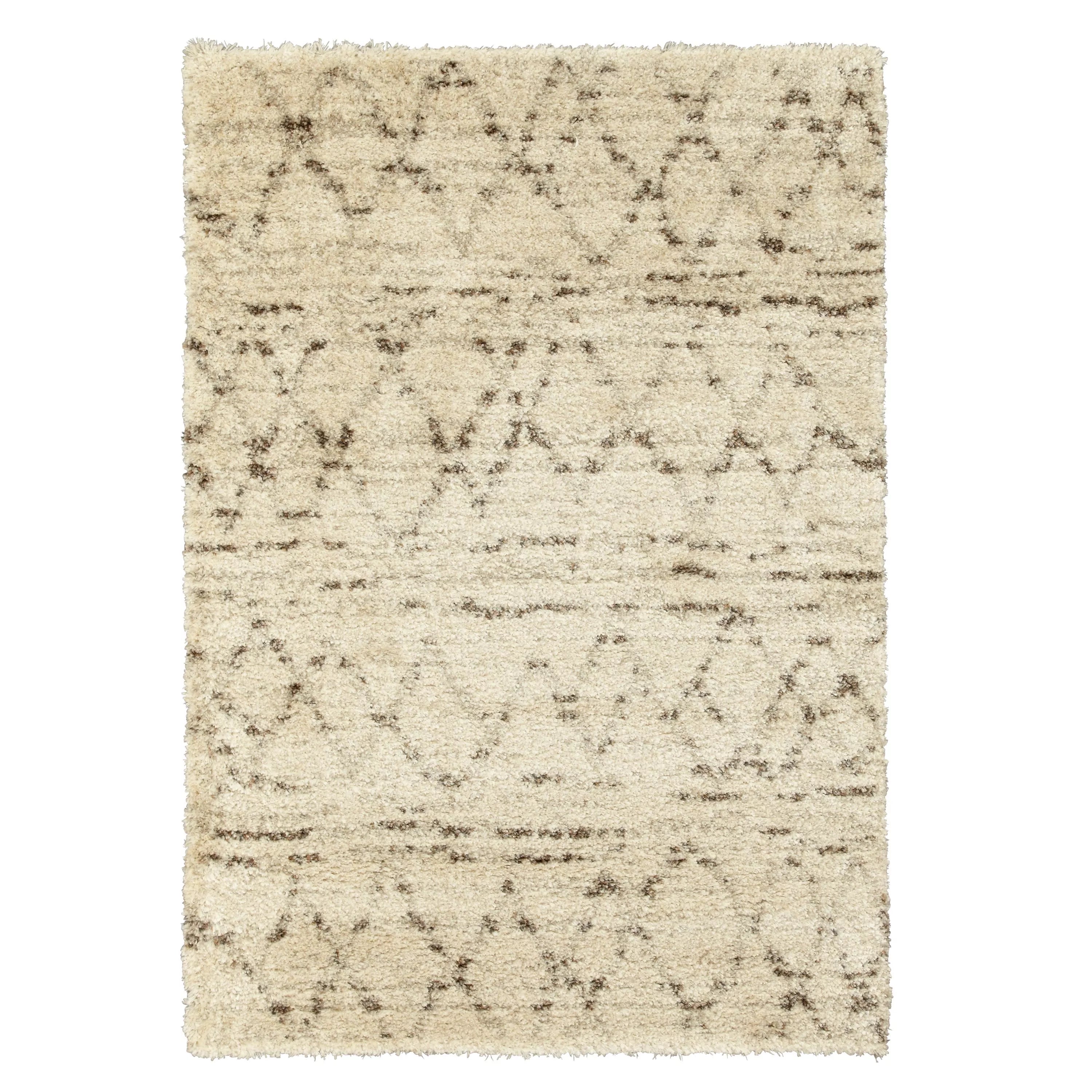 John Lewis Luxe Berber Style Rug, Brown/Beige, L170 x W120cm