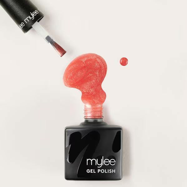 Mylee gel polish Ibiza Sunset peachy orange 8ml, imported from the UK
