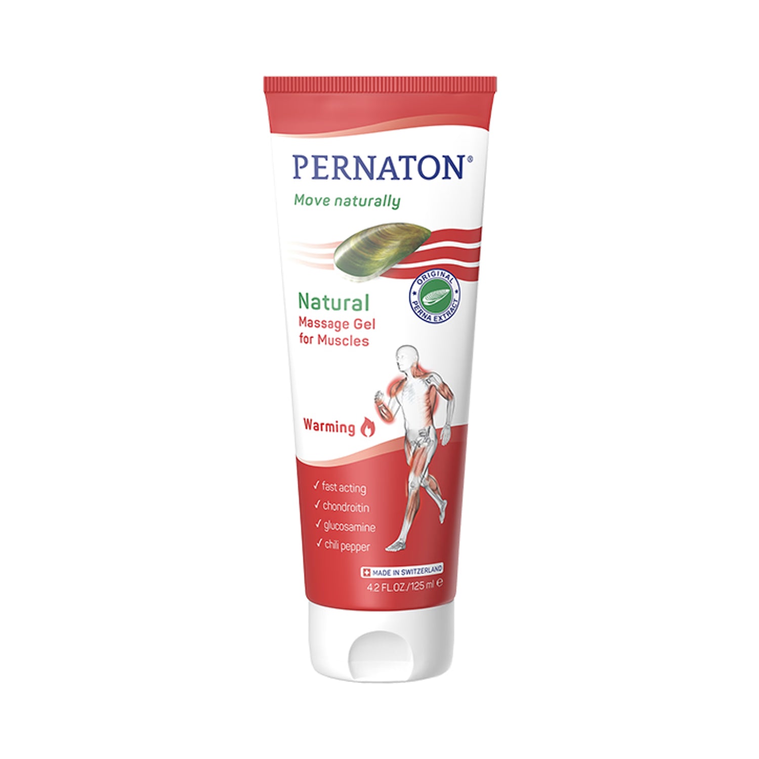 Pernaton Warming Gel 125ml for muscle relaxation, UK version