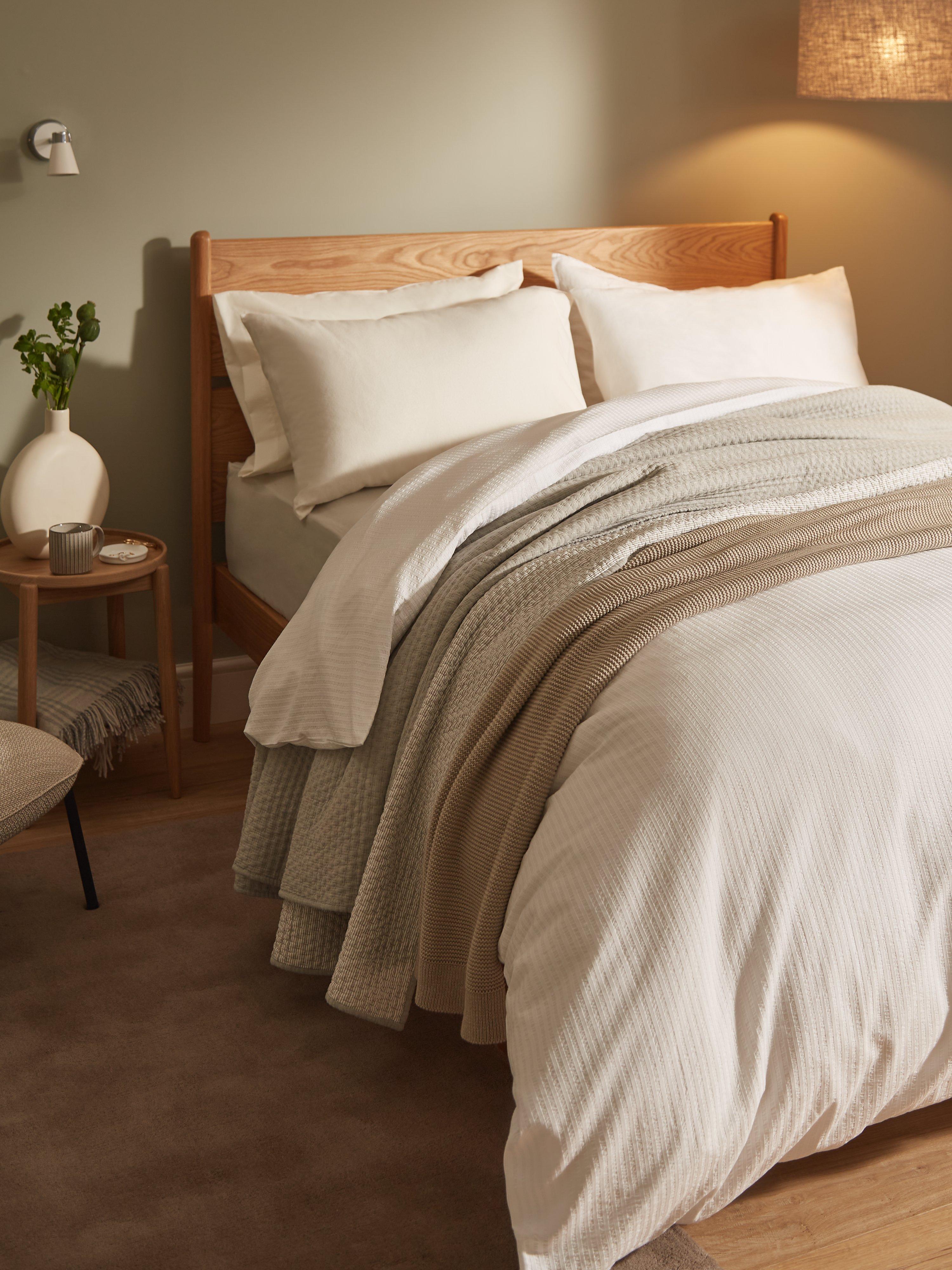 John Lewis Strada seersucker bedding collection, British product
