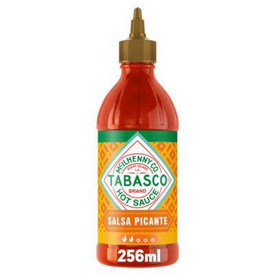 Tabasco Salsa Picante hot sauce 256ml, UK version