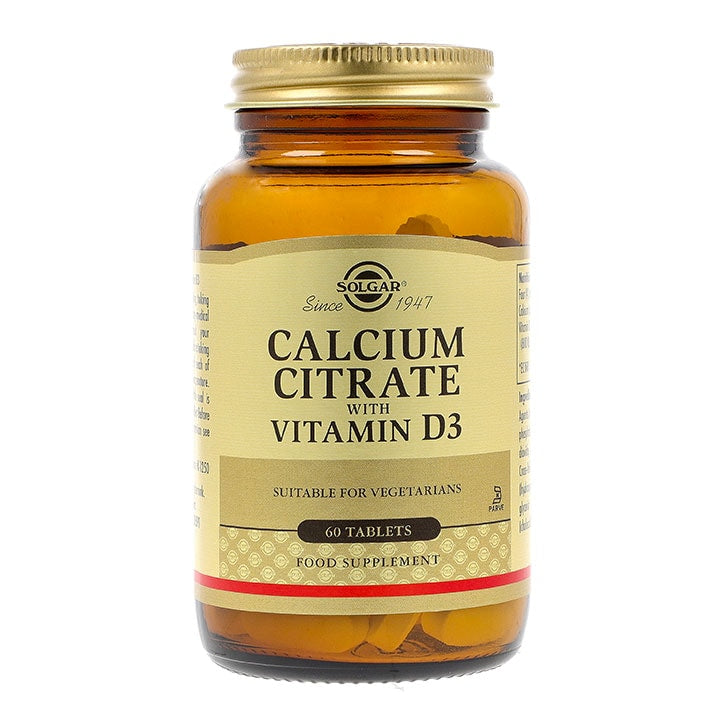 Solgar Calcium Citrate with Vitamin D3 60 Tablets GOODS Holland&Barrett   