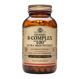 Solgar Vitamin B-Complex "100" Extra High Potency 100 Vegi Capsules GOODS Holland&Barrett 100 Capsules