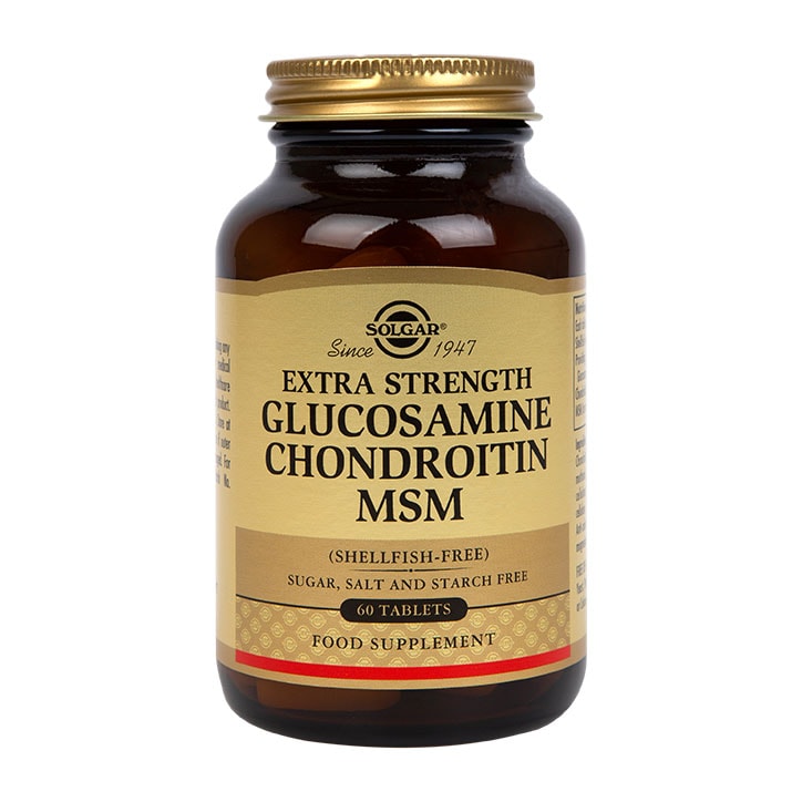 Solgar Extra Strength Glucosamine Chondroitin MSM 60 Tablets GOODS Holland&Barrett   