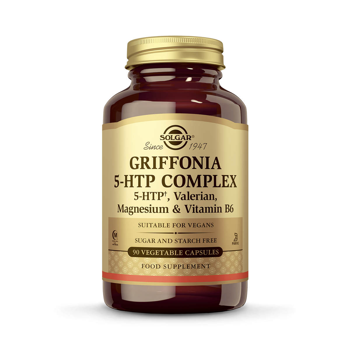 Solgar Griffonia 5-HTP Complex Sleep Support 90 Vegetable Capsules (British brand)
